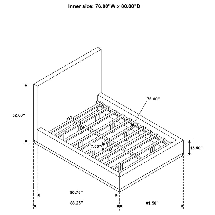Knox Eastern King & Queen Bed - Casa Morelos / Coahuila Furniture (Oklahoma City, OK)