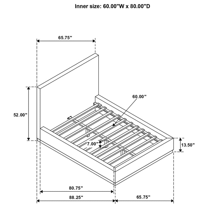 Knox Eastern King & Queen Bed - Casa Morelos / Coahuila Furniture (Oklahoma City, OK)