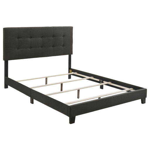 Mapes Tufted Upholstered Eastern King, Queen, Twin & Full Bed Charcoal & Grey - Casa Morelos / Coahuila Furniture (Oklahoma City, OK)