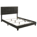 Mapes Tufted Upholstered Eastern King, Queen, Twin & Full Bed Charcoal & Grey - Casa Morelos / Coahuila Furniture (Oklahoma City, OK)