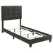 Mapes Tufted Upholstered Eastern King, Queen, Twin & Full Bed Charcoal & Grey - Casa Morelos / Coahuila Furniture (Oklahoma City, OK)