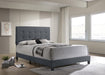 Mapes Tufted Upholstered Eastern King, Queen, Twin & Full Bed Charcoal & Grey - Casa Morelos / Coahuila Furniture (Oklahoma City, OK)