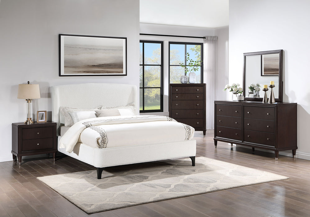 Mosby Wingback Platform Bed - Casa Morelos / Coahuila Furniture (Oklahoma City, OK)