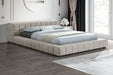 Trinity California King, E.king, Queen, & Full Bed Green & Light Taupe - Casa Morelos / Coahuila Furniture (Oklahoma City, OK)