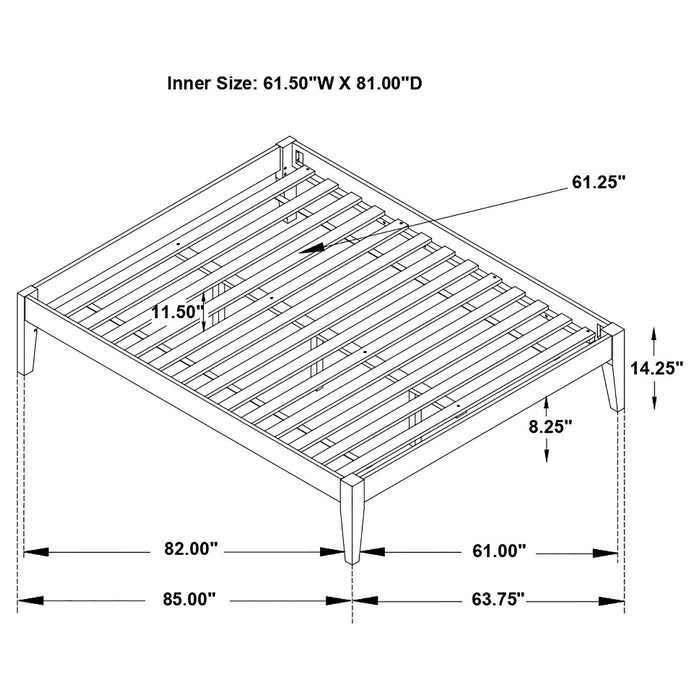 Hounslow Universal Platform Bed - Casa Morelos / Coahuila Furniture (Oklahoma City, OK)