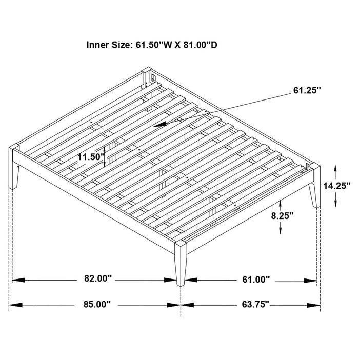 Hounslow Universal Platform Bed - Casa Morelos / Coahuila Furniture (Oklahoma City, OK)