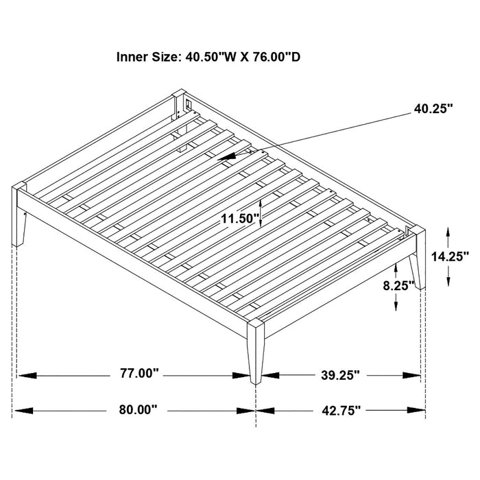 Hounslow Universal Platform Bed - Casa Morelos / Coahuila Furniture (Oklahoma City, OK)