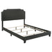 Tamarac Upholstered Nailhead Full, Eastern King & Queen Bed Beige & Grey - Casa Morelos / Coahuila Furniture (Oklahoma City, OK)