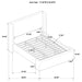 Alamosa Eastern King & Queen Bed - Casa Morelos / Coahuila Furniture (Oklahoma City, OK)