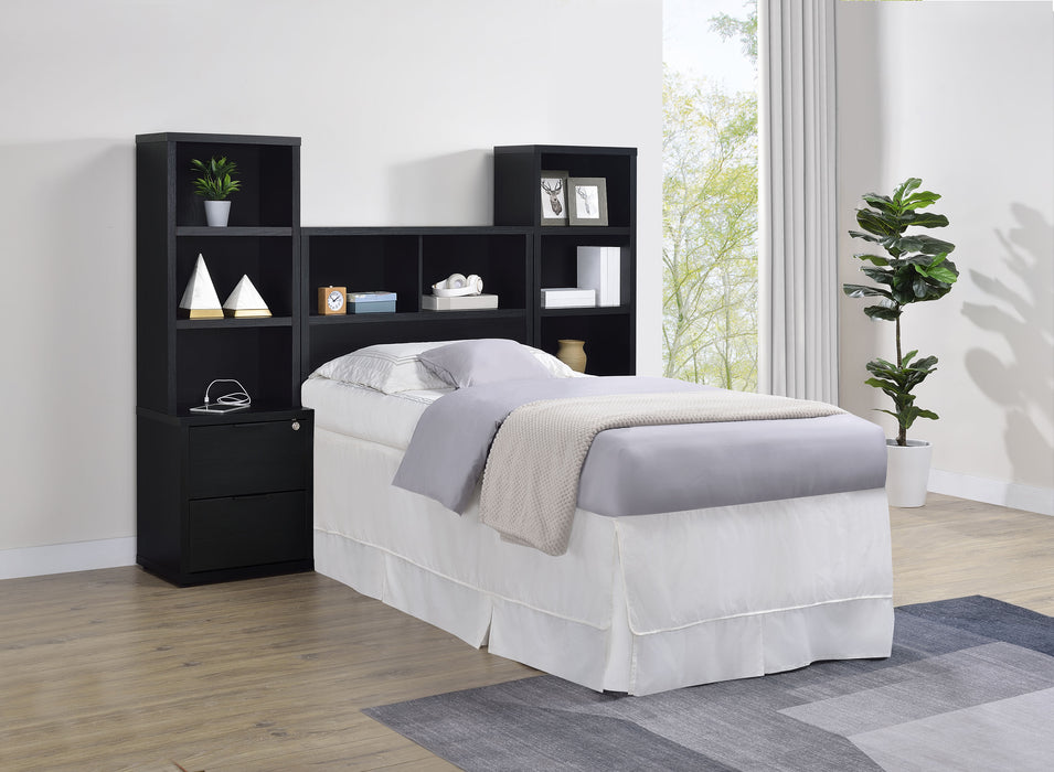 Westpark 5 Pc Twin & Full Bedroom Set Black, Brown & Natural - Casa Morelos / Coahuila Furniture (Oklahoma City, OK)