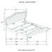 Bella Beds Cal.King & E.King, Queeen - Casa Morelos / Coahuila Furniture (Oklahoma City, OK)