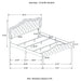 Bella Beds Cal.King & E.King, Queeen - Casa Morelos / Coahuila Furniture (Oklahoma City, OK)