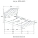 Bella Beds Cal.King & E.King, Queeen - Casa Morelos / Coahuila Furniture (Oklahoma City, OK)