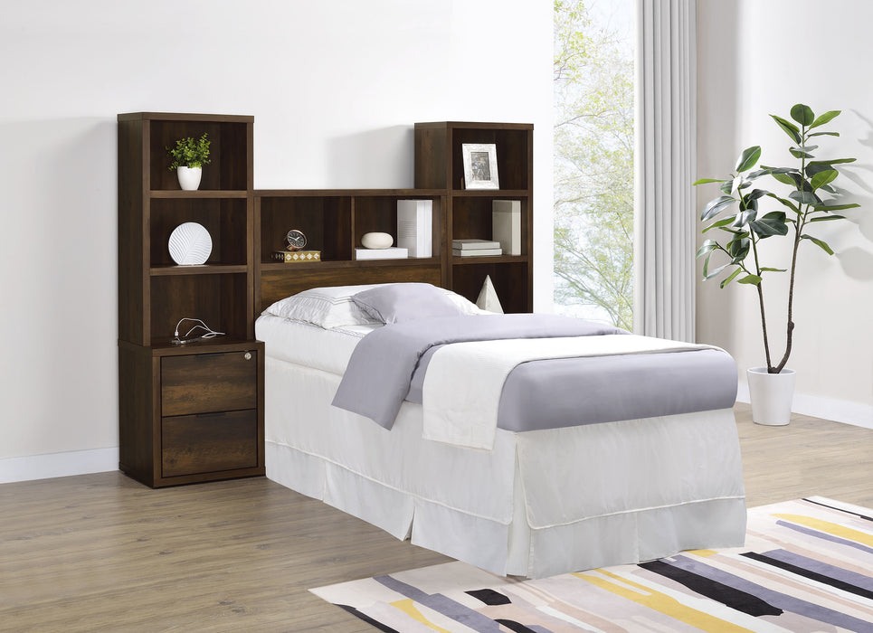 Westpark 5 Pc Twin & Full Bedroom Set Black, Brown & Natural - Casa Morelos / Coahuila Furniture (Oklahoma City, OK)