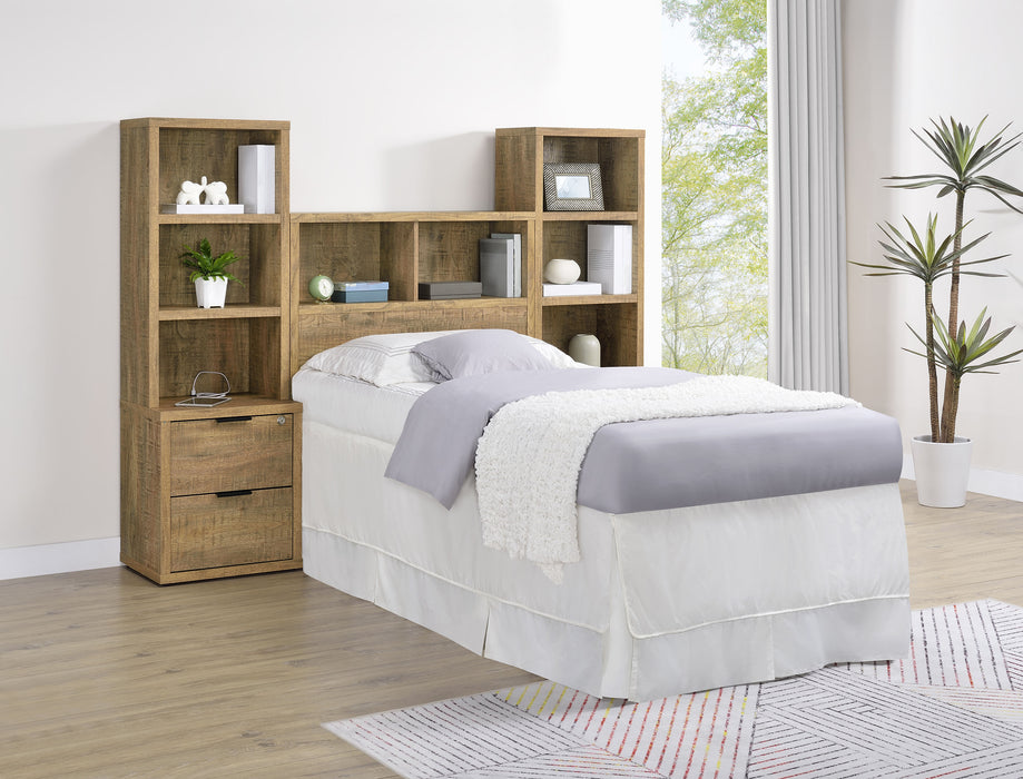 Westpark 5 Pc Twin & Full Bedroom Set Black, Brown & Natural - Casa Morelos / Coahuila Furniture (Oklahoma City, OK)