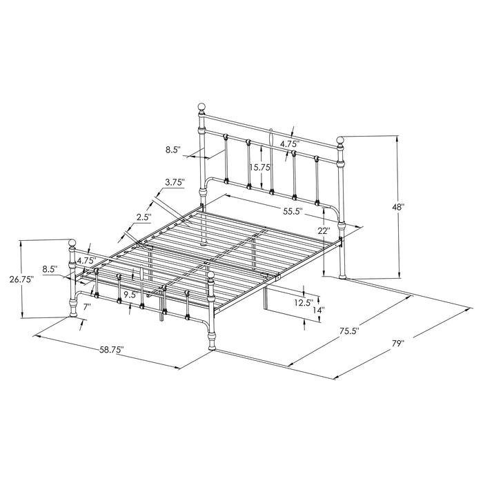 Novak Eastern King, Full, Queen, & Twin Bed - Casa Morelos / Coahuila Furniture (Oklahoma City, OK)