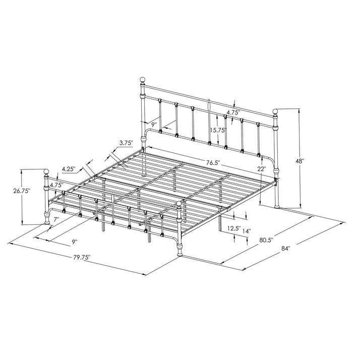 Novak Eastern King, Full, Queen, & Twin Bed - Casa Morelos / Coahuila Furniture (Oklahoma City, OK)