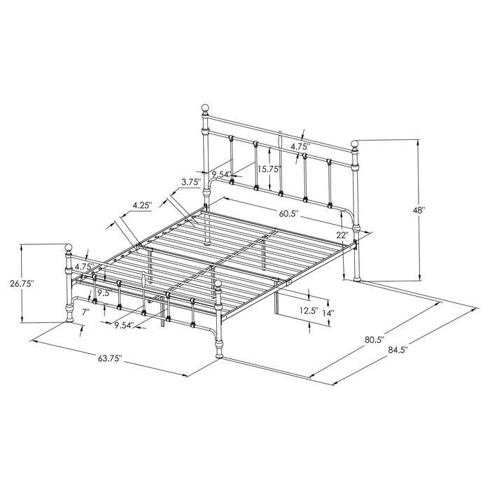 Novak Eastern King, Full, Queen, & Twin Bed - Casa Morelos / Coahuila Furniture (Oklahoma City, OK)