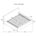 Gregory Bed Grey - Casa Morelos / Coahuila Furniture (Oklahoma City, OK)