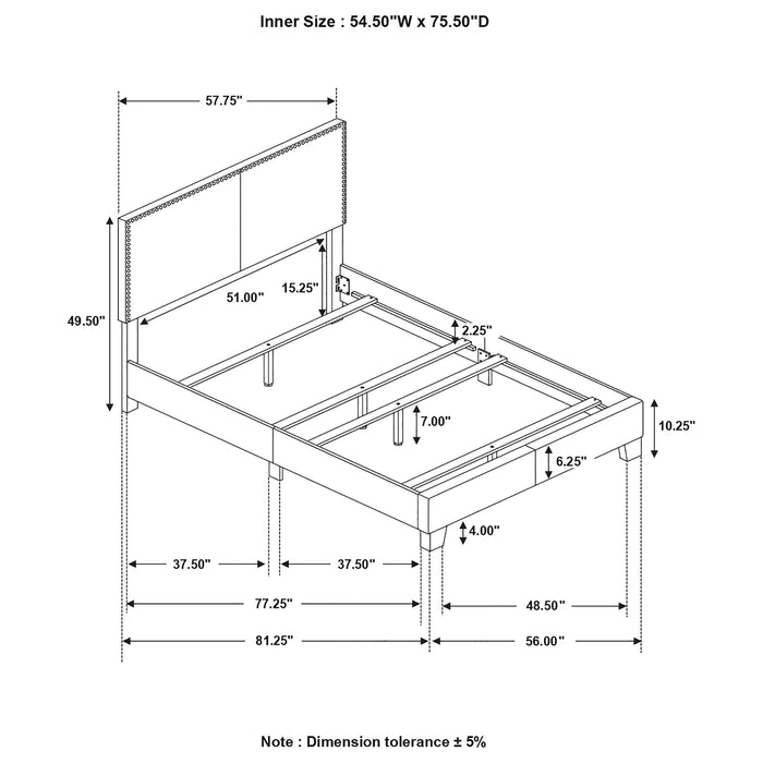 Boyd Panel Bed - Casa Morelos / Coahuila Furniture (Oklahoma City, OK)