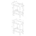 Palmer Bar Cart - Casa Morelos / Coahuila Furniture (Oklahoma City, OK)