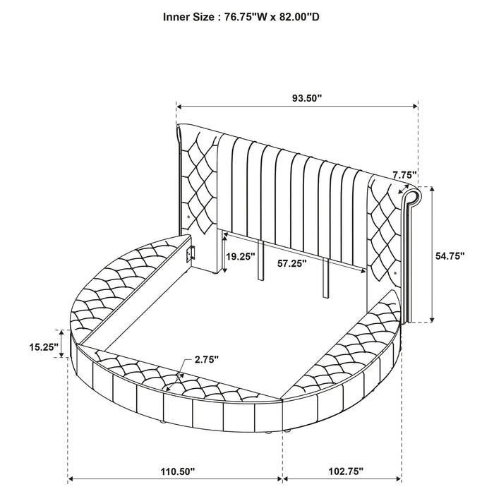 Sonya Eastern King & Queen Bed - Casa Morelos / Coahuila Furniture (Oklahoma City, OK)