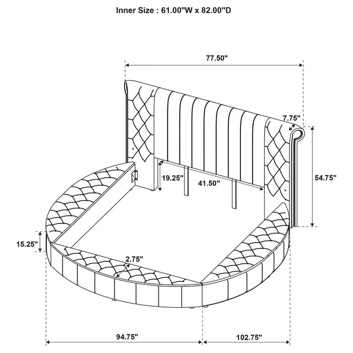 Sonya Eastern King & Queen Bed - Casa Morelos / Coahuila Furniture (Oklahoma City, OK)