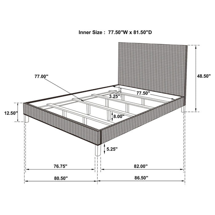 Zyla California King, E.King, & Queen Bed - Casa Morelos / Coahuila Furniture (Oklahoma City, OK)
