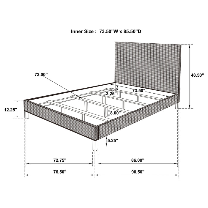 Zyla California King, E.King, & Queen Bed - Casa Morelos / Coahuila Furniture (Oklahoma City, OK)