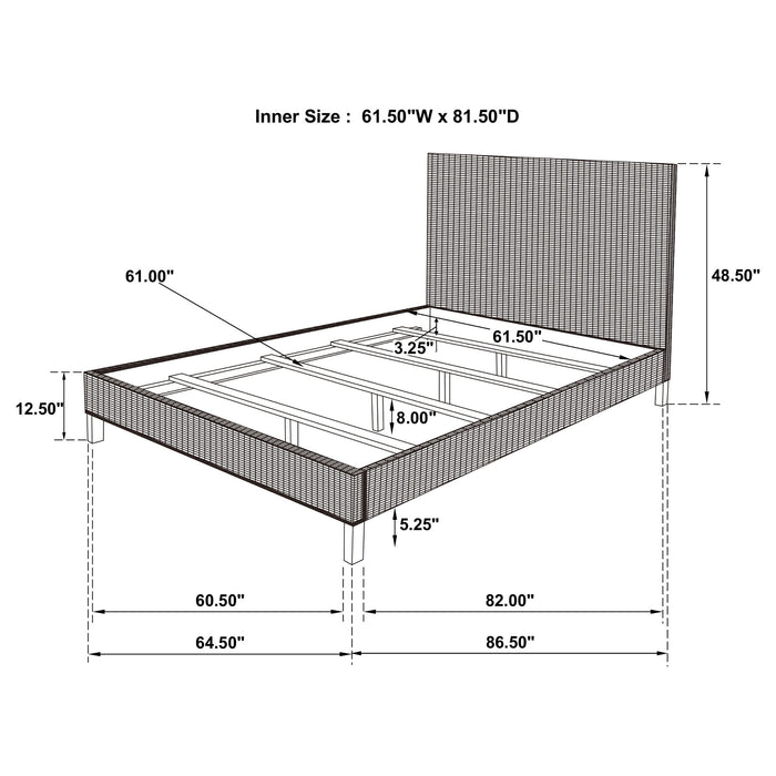 Zyla California King, E.King, & Queen Bed - Casa Morelos / Coahuila Furniture (Oklahoma City, OK)