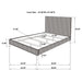 Zyla California King, E.King, & Queen Bed - Casa Morelos / Coahuila Furniture (Oklahoma City, OK)