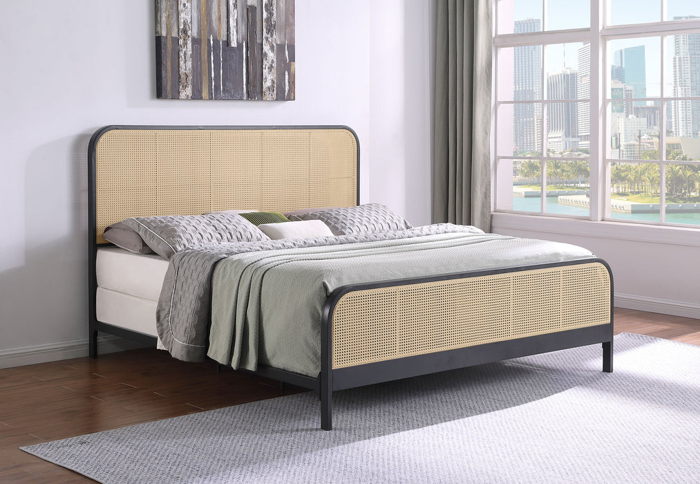 Lanewood Eastern King & Queen Bed Black & White - Casa Morelos / Coahuila Furniture (Oklahoma City, OK)