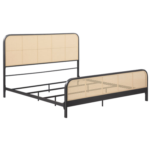 Lanewood Eastern King & Queen Bed Black & White - Casa Morelos / Coahuila Furniture (Oklahoma City, OK)