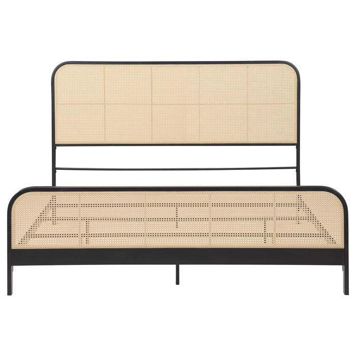 Lanewood Eastern King & Queen Bed Black & White - Casa Morelos / Coahuila Furniture (Oklahoma City, OK)