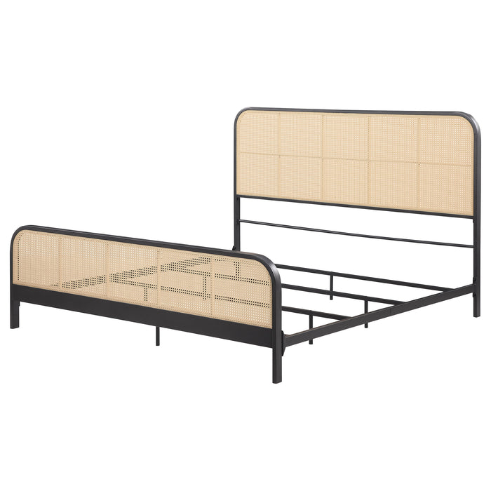 Lanewood Eastern King & Queen Bed Black & White - Casa Morelos / Coahuila Furniture (Oklahoma City, OK)