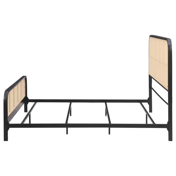 Lanewood Eastern King & Queen Bed Black & White - Casa Morelos / Coahuila Furniture (Oklahoma City, OK)