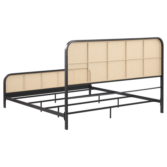 Lanewood Eastern King & Queen Bed Black & White - Casa Morelos / Coahuila Furniture (Oklahoma City, OK)