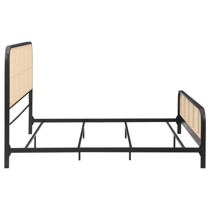 Lanewood Eastern King & Queen Bed Black & White - Casa Morelos / Coahuila Furniture (Oklahoma City, OK)