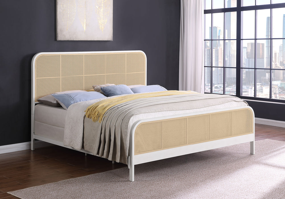 Lanewood Eastern King & Queen Bed Black & White - Casa Morelos / Coahuila Furniture (Oklahoma City, OK)