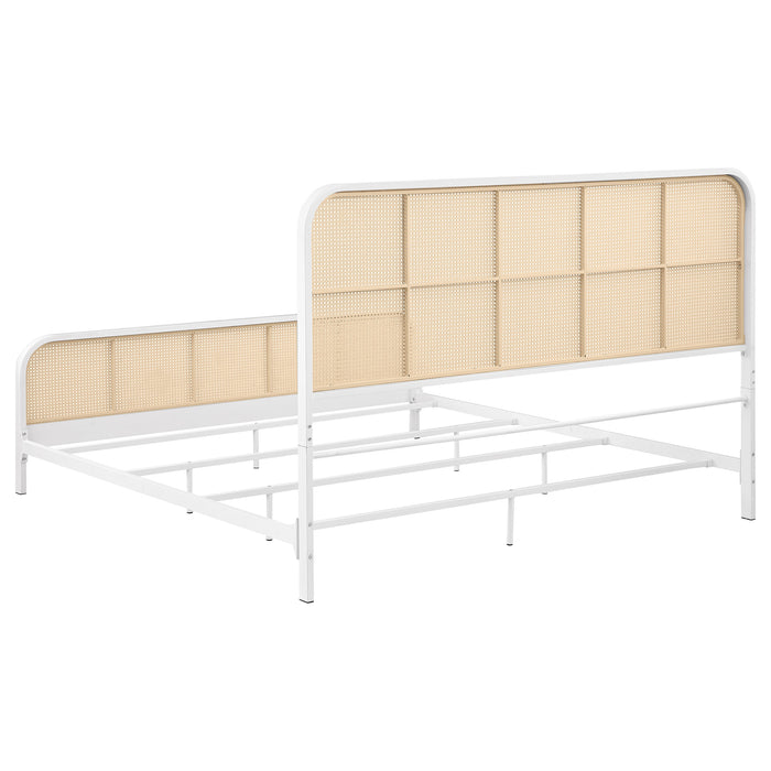 Lanewood Eastern King & Queen Bed Black & White - Casa Morelos / Coahuila Furniture (Oklahoma City, OK)