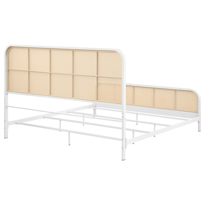Lanewood Eastern King & Queen Bed Black & White - Casa Morelos / Coahuila Furniture (Oklahoma City, OK)