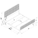 Lanewood Eastern King & Queen Bed Black & White - Casa Morelos / Coahuila Furniture (Oklahoma City, OK)