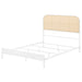 Amherst Eastern King, Queen, Full, & Twin Bed White & Black - Casa Morelos / Coahuila Furniture (Oklahoma City, OK)