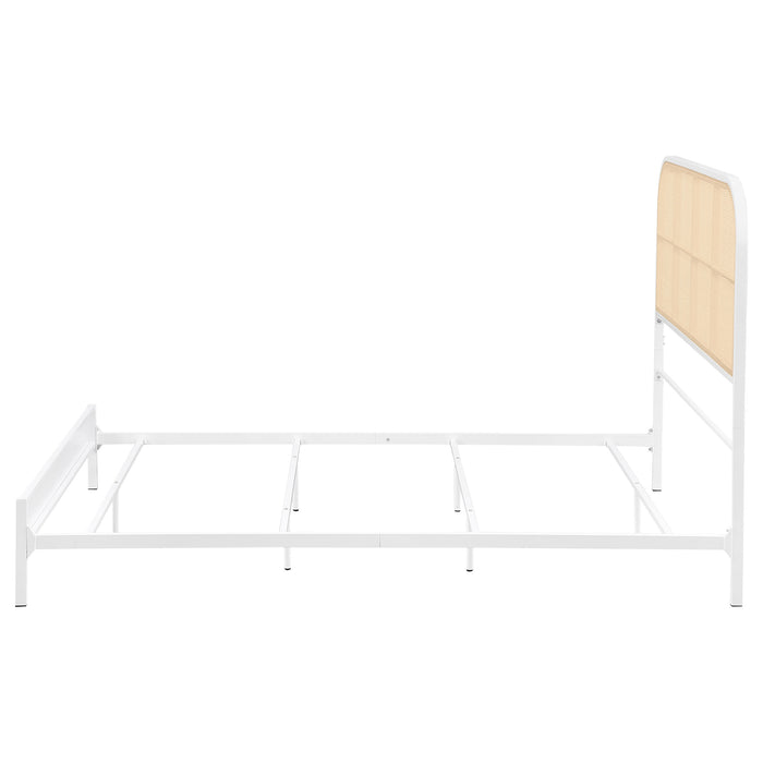 Amherst Eastern King, Queen, Full, & Twin Bed White & Black - Casa Morelos / Coahuila Furniture (Oklahoma City, OK)