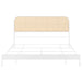 Amherst Eastern King, Queen, Full, & Twin Bed White & Black - Casa Morelos / Coahuila Furniture (Oklahoma City, OK)