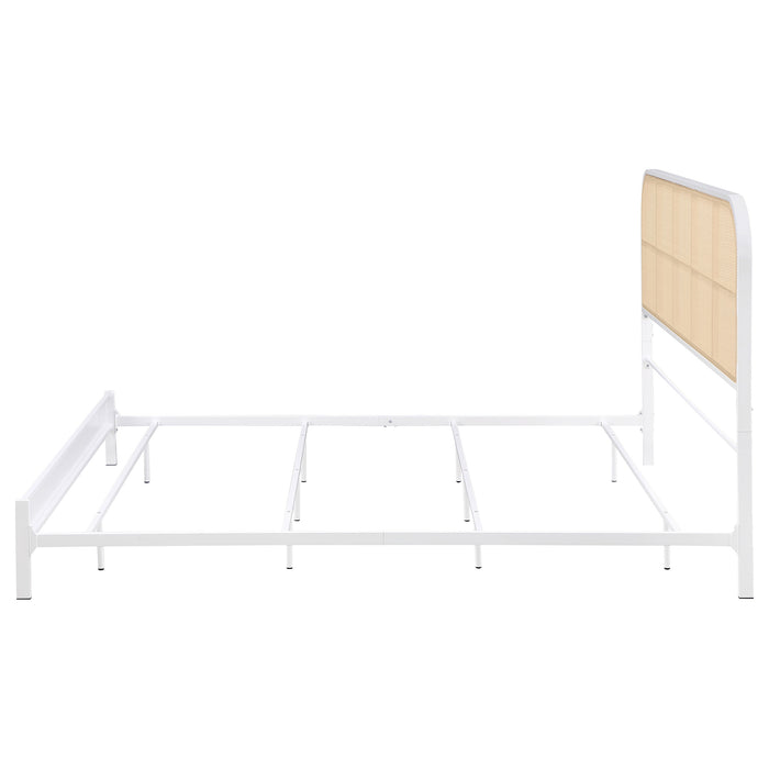 Amherst Eastern King, Queen, Full, & Twin Bed White & Black - Casa Morelos / Coahuila Furniture (Oklahoma City, OK)
