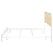 Amherst Eastern King, Queen, Full, & Twin Bed White & Black - Casa Morelos / Coahuila Furniture (Oklahoma City, OK)