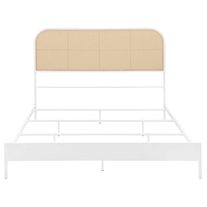 Amherst Eastern King, Queen, Full, & Twin Bed White & Black - Casa Morelos / Coahuila Furniture (Oklahoma City, OK)