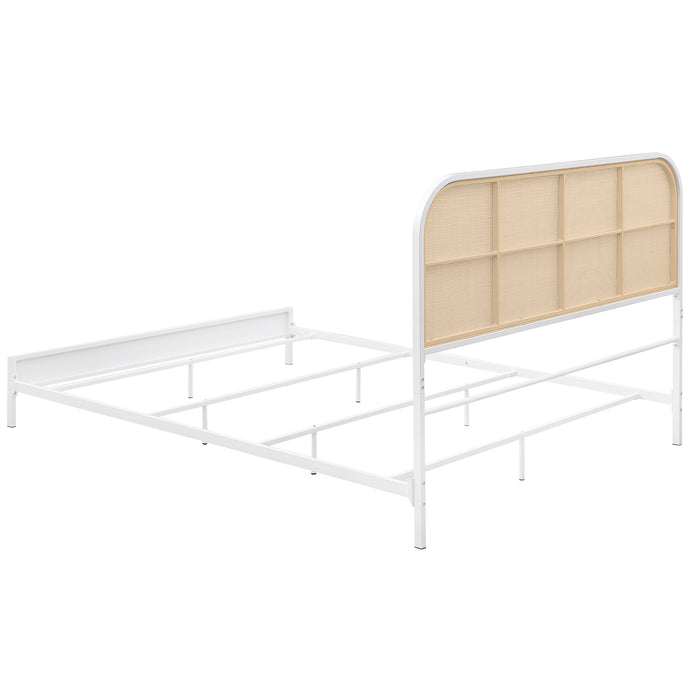 Amherst Eastern King, Queen, Full, & Twin Bed White & Black - Casa Morelos / Coahuila Furniture (Oklahoma City, OK)