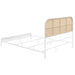Amherst Eastern King, Queen, Full, & Twin Bed White & Black - Casa Morelos / Coahuila Furniture (Oklahoma City, OK)